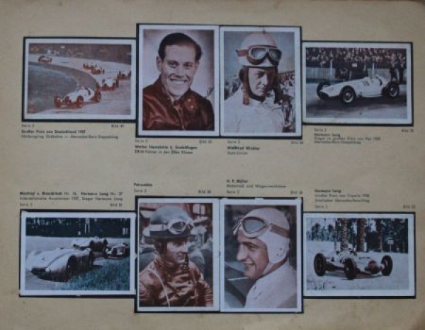 Sadex Sugar "Auto- und Motorrad-Rennsport" Motorracing-Scrapbook 1952 (8063)
